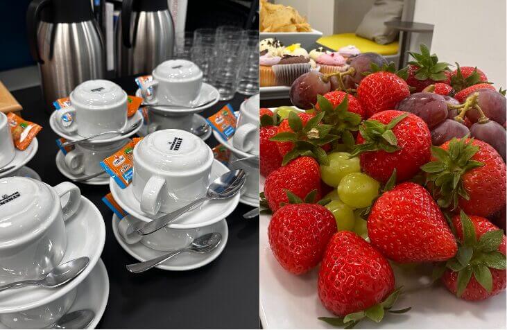 Networking lunch at forensic fun day