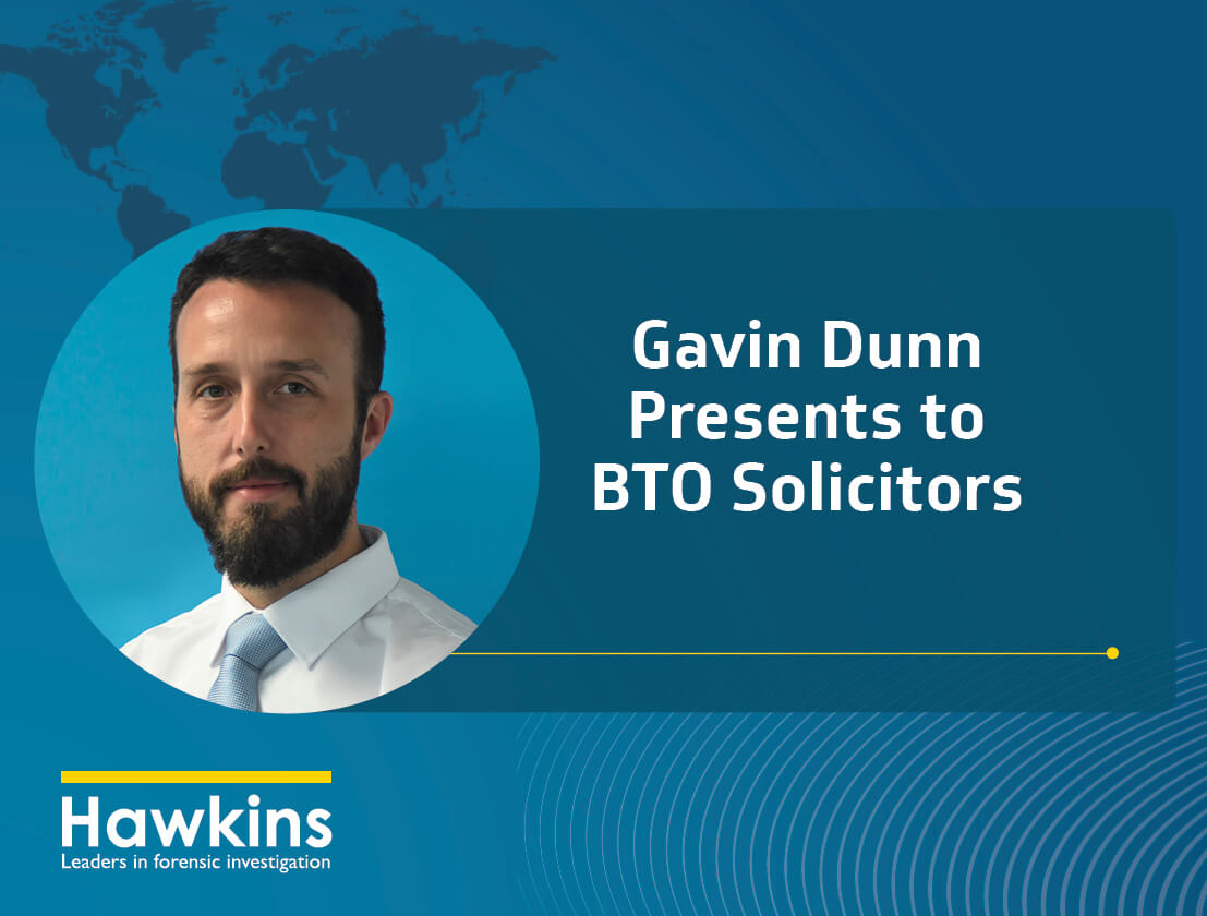 News image to promote Gavin Dunn's presentation to BTO Solicitors