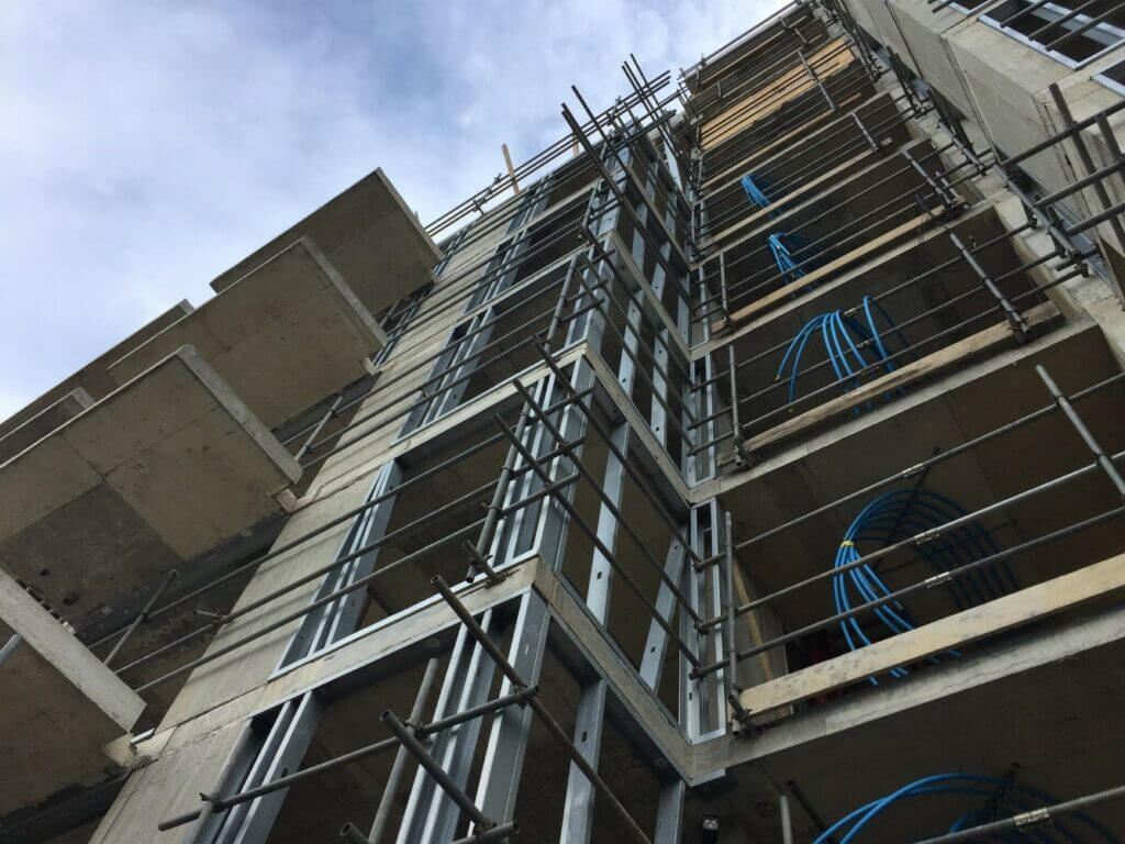 handrails providing safety on site