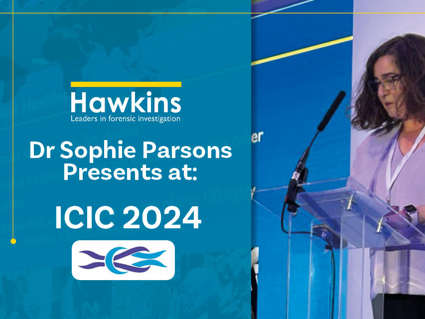 Materials Expert and Chartered Engineer, Dr Sophie Parsons, presented at this year’s ICIC – International Cargo Insurance Conference