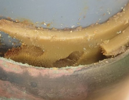 Chemicals in pipework under the microscope in our laboratory